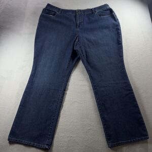 CJ Banks Jean Women's Size 20W Petite Classic Fit Stretch Curvy Color Blue New